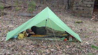 Silpoly Ultralight Solo Backpacking Tarp [upl. by Elimay]