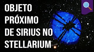 Desmistificando objeto próximo de Sirius no Stellarium [upl. by Suhail]