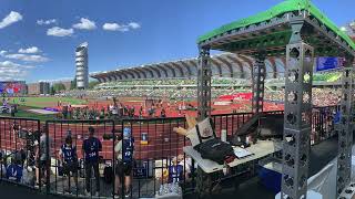 Panoramic view from Hayward Field press area [upl. by Dorrej]