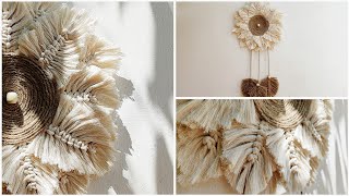 DIY  EXPENSIVE LOOK MACRAME DREAM CATCHER 😍😯  low budget home decor ideas [upl. by Ilan327]