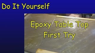 DIY  Replacing the Dinette  part 9  Epoxy Table Top [upl. by Sancha]