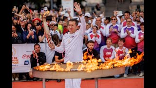 La Flamme Olympique de Paris 2024 à Lille [upl. by Atirma535]