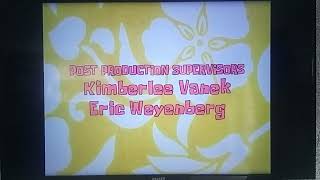 Spongebob Squarepants  End Credits in Season 5 2006 [upl. by Dinerman246]