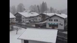 Zugspitzbahn Grainau im Schnee Ostern 2012 [upl. by Limemann]