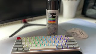 Epomaker sk61s w Gateron Optical Blue switches SprayLubed  Sound Test [upl. by Leighton873]