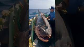 Scary Sea Monsters in the Ocean  Giant Sea Monsters Caught by a Fisherman 2 [upl. by Rosita]