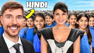 Empowering Girls Across quotIndiaquot  HINDI  MrBeast [upl. by Enida]