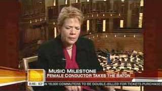 Marin Alsop on NBCs Today Show October 10th 2007 [upl. by Tinor]