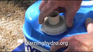 Low cost DYI  Convert An Empty Plastic Barrel To Hydroponics [upl. by Osmond]