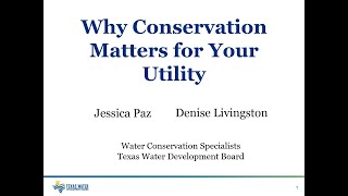 35 Why Conservation Matters for Your Utility [upl. by Caine]