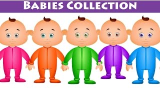 Five Little Babies And Many More  Nursery Rhymes Collection Vol 1  JamJammies Kids Songs [upl. by Ytsrik401]