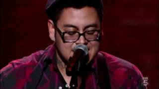 HD Andrew Garcia  Straight Up Acoustic Version American Idol Hollywood Round2flv [upl. by Odo]