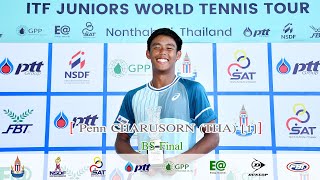 ITF Juniors World Tennis Tour J60 4 BS Final – Penn CHARUSORN THA 1 vs Kunanan PANTARATORN THA [upl. by Ferneau441]