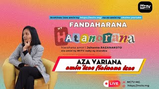 AZA VARIANA AMINIZAO FIAINANA IZAO  Johanna RAZANAKOTO  Madagascar Christian Television MCTV [upl. by Ynnij]