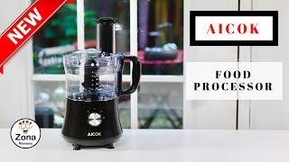 AICOK ❤️ 8 Cup Food Processor  Review ✅ [upl. by Forrest23]