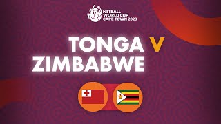 Highlights  Prelims Stage One Tonga v Zimbabwe [upl. by Briney]