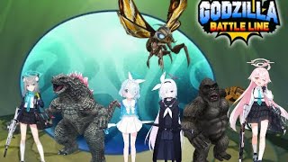 Godzilla Battle Line The Ancient Ruin Challenge Battle [upl. by Fraser837]