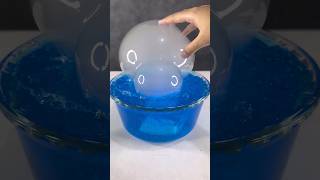 Lanjut gak nihhh 😁 dryice slime experiment bubble satisfying [upl. by Ahcsim]