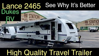 2023 Lance 2465 Luxury Travel Trailer  High Quality  Bedroom Slide  Great for Boondocking [upl. by Bradway976]