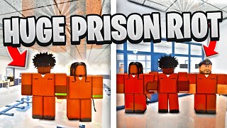 I GOT LOCKED UP AND STARTED A RIOT IN THIS PRISON ROBLOX HOOD GAME [upl. by Greenleaf]