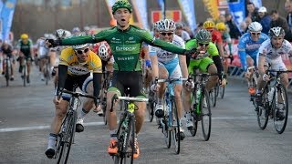 3éme étape Etoile de Besseges 2014 victoire du Français Bryan Coquard [upl. by Pepi]