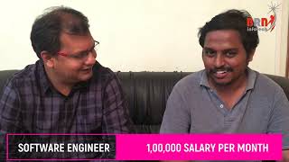 12 LAKHS package as a SOFTWARE ENGINEER Santhosh ECE  2016 [upl. by Ennaegroeg]