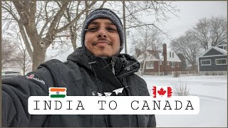 India to Canada Lambton College  Sarnia Campus Canada International Student 2023 Winter 🇮🇳✈️🇨🇦 [upl. by Anaes]