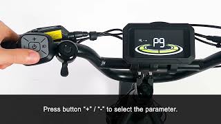 The parameter settings of Fucare Gemini ebikes display [upl. by Guod]