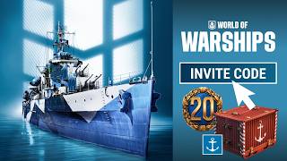 World of Warships  INVITE CODE  Des Moines Gameplay [upl. by Nawuj]