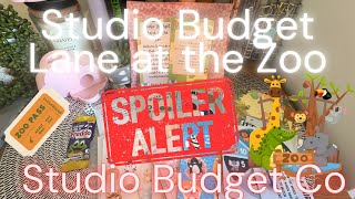 STUDIO BUDGET LANE AT THE ZOO  SPOILER ALERT  CASH STUFFING  FUN SAVINGS CHALLENGES Studiobudget [upl. by Ecidnac]