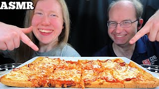 ASMR CHEESE PIZZA FEAST MUKBANG EATING SOUNDS [upl. by Radferd861]