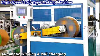 t tape irrigation pipe making machine strip tape irrigation pipe making machine  00861530634716 [upl. by Zulch]