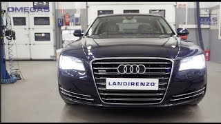 Montaż LPG Audi A8 30 TFSI  333KM 245kW  Landirenzo Omegas Direct [upl. by Leban]