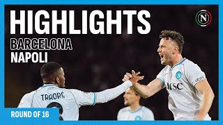 HIGHLIGHTS  Barcelona  Napoli 31  UCL [upl. by Leynad284]