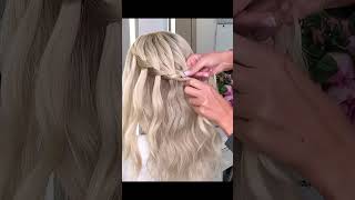 Easy and beautiful waterfall braid hairstyle tutorial [upl. by Aryamoy528]