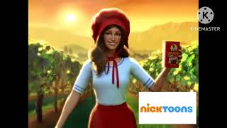 SunMaid raisin girl goes to Hollywood Nicktoons Airing [upl. by Cherye1]