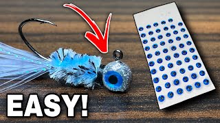 How to Put Eyes on Jig Heads  Step by Step Tutorial [upl. by Cory]