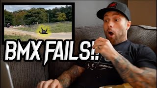 Reacting to YOUR BMX FAILS [upl. by Leakim]