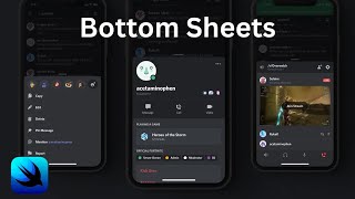 SwiftUI Bottom Sheets iOS – Xcode 14 – 2022 [upl. by Odille]