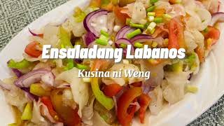 Ensaladang Labanos  EASY AND TIPID RECIPE  Kusina ni Weng [upl. by Assel]