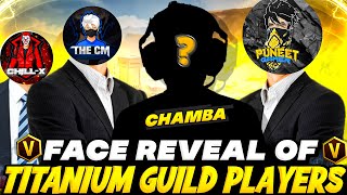 TITANIUM Ⓥ GUILD PLAYERS FACE REVEAL 😚🥰 [upl. by Nonie]