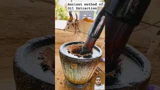 Ancient method of Oil Extraction shortvideo [upl. by Aicilat82]