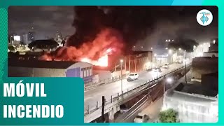 MÓVIL INCENDIO EN FÁBRICA DE ALMOHADAS [upl. by Anirba]