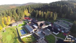 FPVPhotocz  Hotel Horal Beskydy Wellness Golf Country [upl. by Ellednahc]