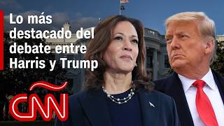 Resumen del debate presidencial entre Kamala Harris y Donald Trump propuestas ataques y más [upl. by Namolos269]