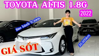 Toyota corolla altis 18G 2022 xe 5 chỗ giá rẻ bảo hành chính hãng 5 năm [upl. by Ahsan]