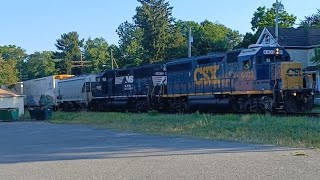 CSAO WPMI61 Northbound Through FranklinvilleNJ With CSXT 4403 amp NS 5802 [upl. by Nnarefinnej]