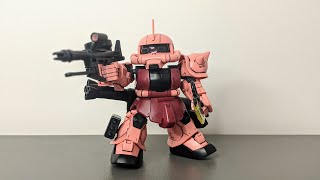 SD Cross Silhouette  MS06S Zaku II  Snap Build [upl. by Fawcette]