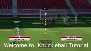 Pes 2014 Knuckleball Tutorial Knuckleball Freekick [upl. by Aihsotan]