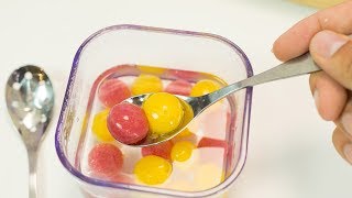 Fruit Reverse Spherification [upl. by Tildy]